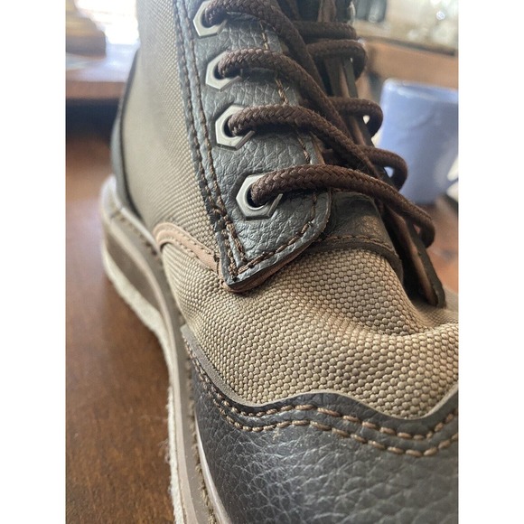 Dan Bailey Adventurer Men’s Wading Fishing Boots Shoes Sz 9 Green/Brown Lace-Up - Picture 7 of 9